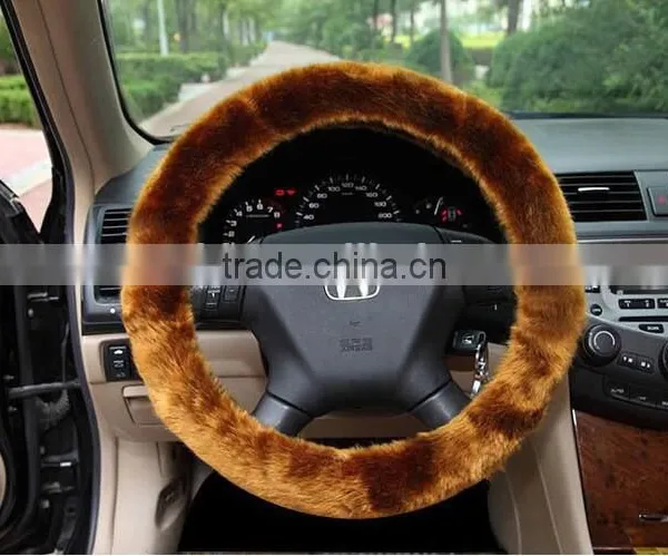 Reliable Quality Steering Wheel Cover of Beige photo-5