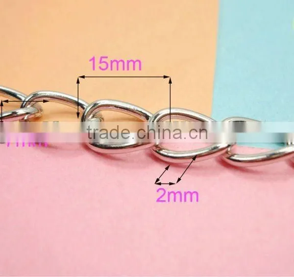 wholesale Low price bag accessories metal chain 15*9*2mm