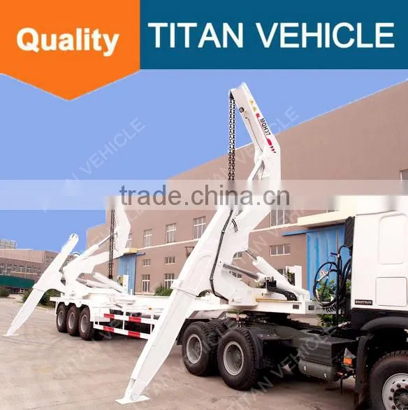 Factory New 3 Axles 40 ft Two Movable Crane Hydraulic Container Self Loading, 20 ft Container Self Loading photo-2
