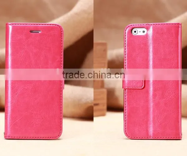High Quality Leather Wallet Case Stand With Card Slot for IPhone 6 4.7" photo-6