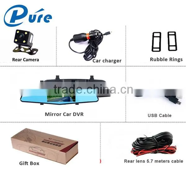 HD DVR 1080P 5.0 Inch Manual Car Camera HD DVR Vehicle Camera Video Recorder Dash Cam Car DVR With G-Sensor photo-5