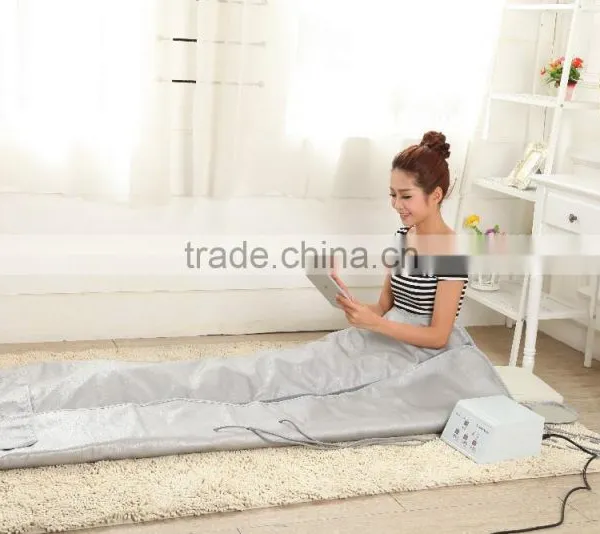 Far Infrared Heated Sauna Blanket 3 Zone Infrared Thermal Slimming Blanket Portable Infrared Sauna Blanket photo-3
