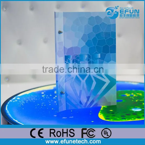 2016 Creative New Products Modern High Top Liquid Bar Table,interactive Art Liquid Cube Table photo-3
