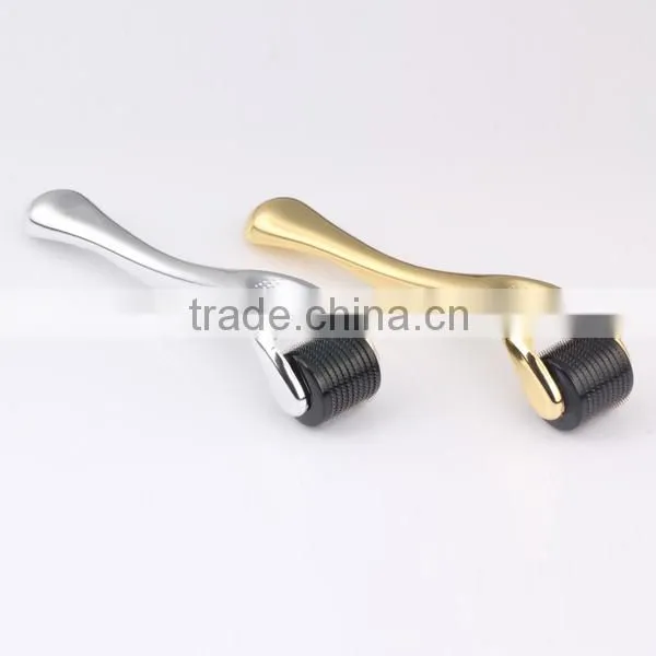Gold Plated 540 Dermaroller Titanium Microneedle Anti-Hair Removal Derma Roller photo-3