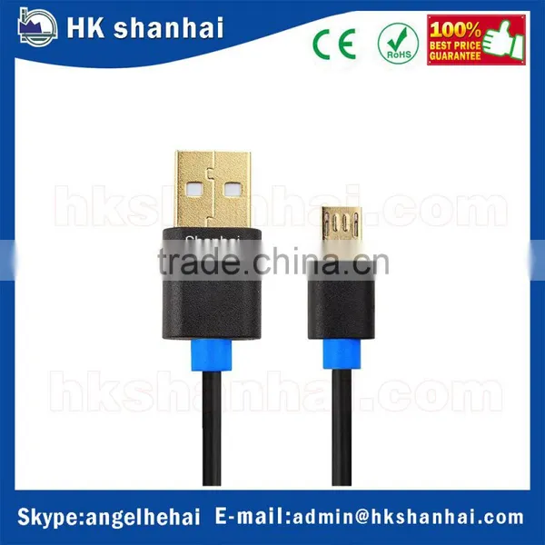 Cheap Price Hi-speed Syncing Data Cable 480 Mbps Gold Plated USB 2.0 Type a to Micro-b Charging Cable for Android photo-2