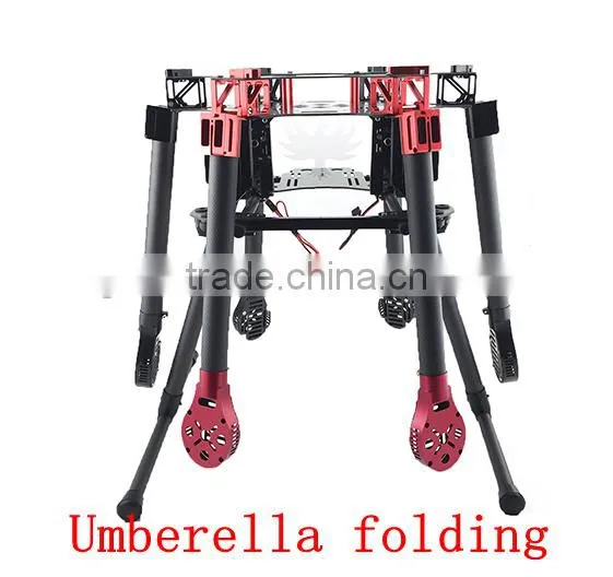 Foldable Hexa-copter Carbon Fiber Frame/Kit Multi Copter 3k Carbon Fiber Frame HF900mm With Landing Gear