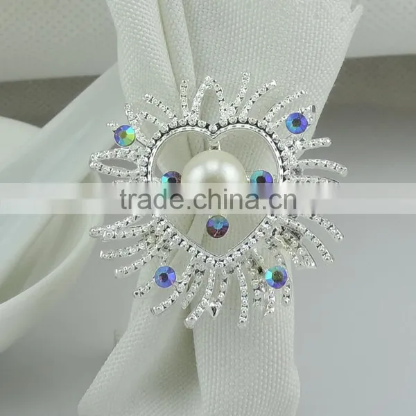 NR026 Bulk Wholesale Jeweled Napkin Ring photo-6