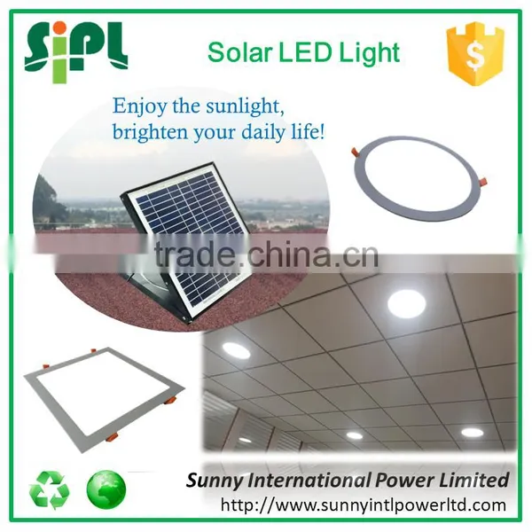 Clean Energy Solar Powered SMD2835 Flat Led Panel Home Light Daytime Running Light photo-3
