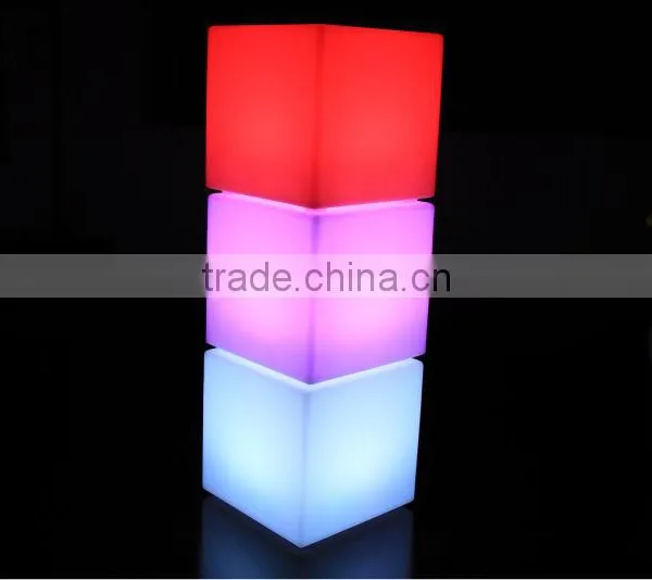 40CM RGB Color Change Led Furniture RGB Decorative Cube Light photo-2