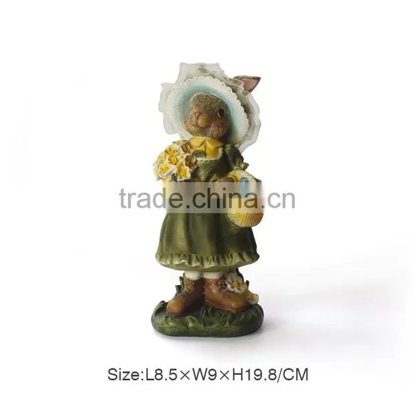 2015 Handmade Resin Rabbit Garden Sculpture photo-5