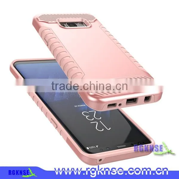 RGkNSE 2 in 1 Phone Case for Samsung Galaxy S8 Cases PC Silicone Rubber Back Cover High Quality Hard Shell photo-3