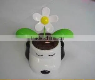 15010718 Dancing Flower Car Toy Flip Flap Solar Flower Toy Products for Car Decorationcar photo-2