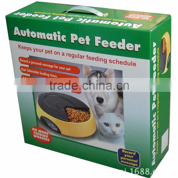 European/American Hot Trendancy Automatic Pet Feeders, 4 Meals Seperate Large Trays Automatic Pet Feeder For Wholesale photo-6