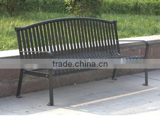 Public Park Metal Outdoor Bench for Street photo-2