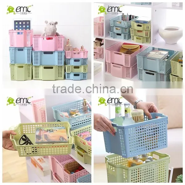 Plastic Basket With Handles, Plastic Household Basket, High Qulaity Plastic Basket photo-2