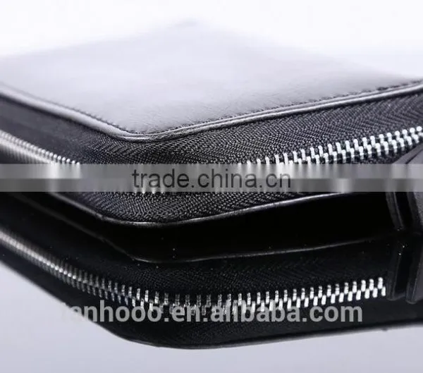 RFID Protection Men Leather Passport Holder Mobile Phone Card Holder photo-5