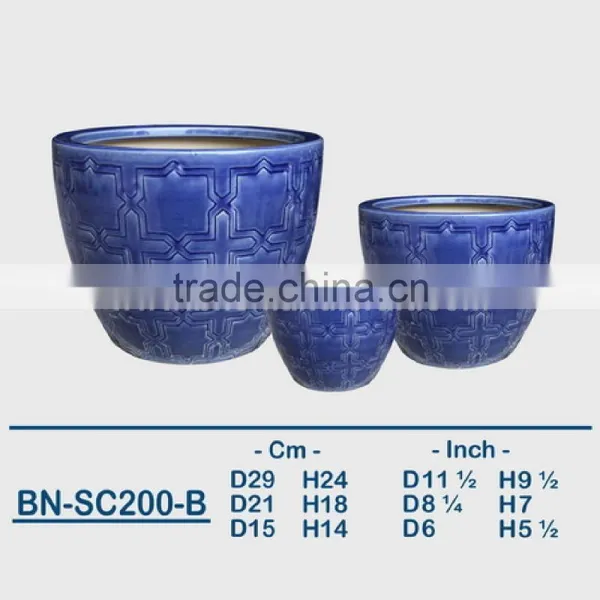 Vietnamese Ceramic Glazed Indoor Pot/ Indoor Planter BN-SC200-A photo-2