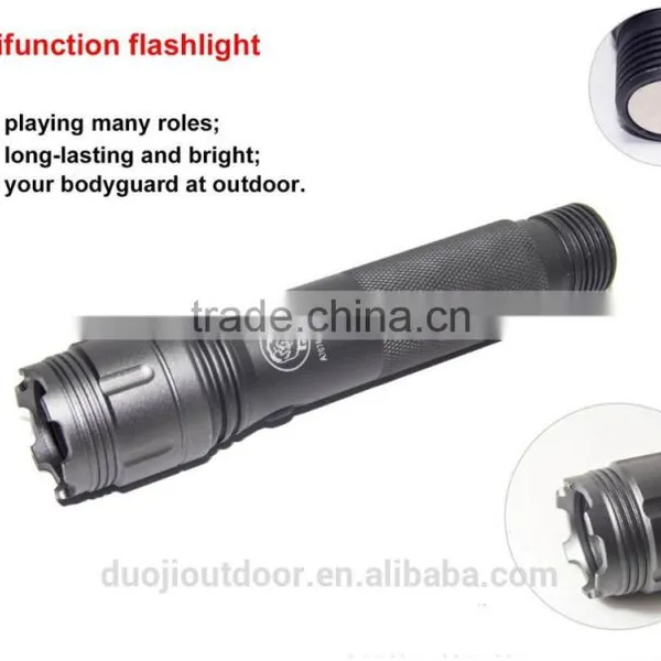 DJSV-OS Multi-function Outdoor Camping Tool With Knife Shovel Hoe Flashlight Fire Starter photo-6
