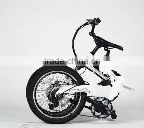 20'' Folding Fat Electric Bike Bafang Max Mid Drive Electric Mountain Fat Bike photo-3