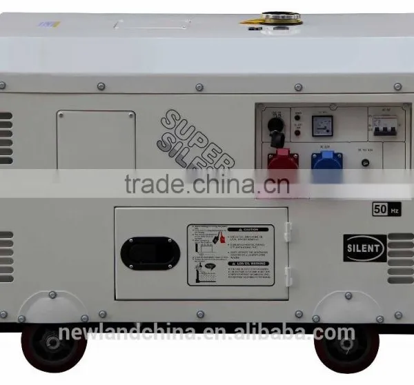 8.5kw 2 Cylider/2V86F Engine,220V380V Diesel Silent Generator With Electric Start photo-2