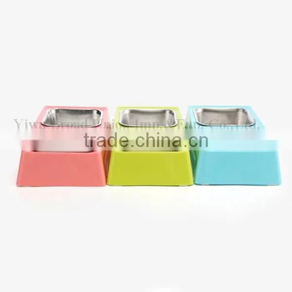 New Design Double Non Slip Stainless Steel Dog Food Bowl photo-2
