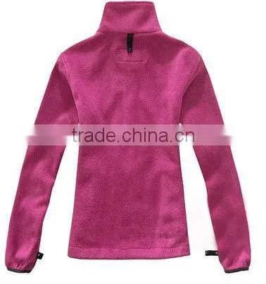 Ladies' 100% Polyester Windproof Mountaineering Jacket With Inner Fleece photo-4