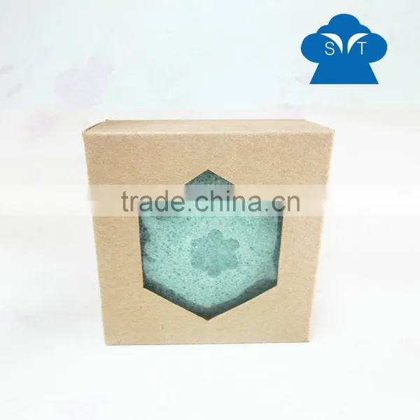 Hot Sale Organic Oval Shape Konjac Sponge photo-5