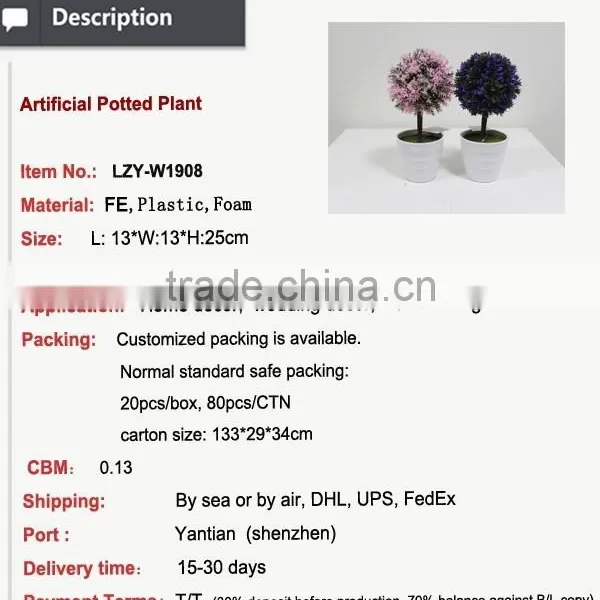 Small Decoration Pieces Table Decor Plant Pot photo-2