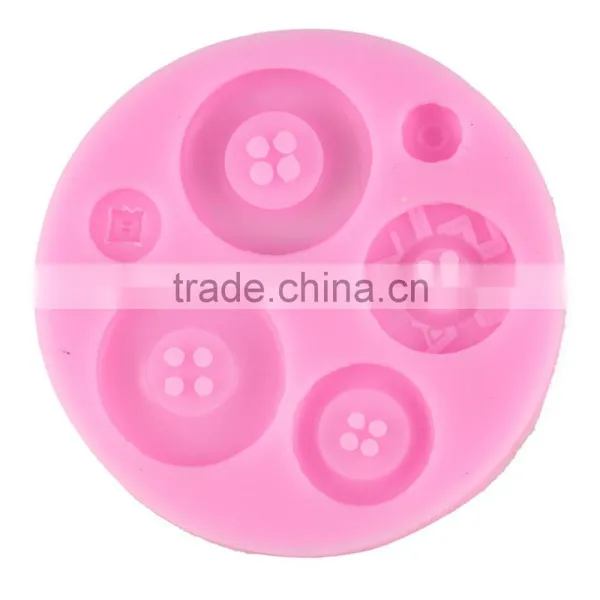 Liquid Silicone Mold Chocolate Chip Cake Tool DIY Cake Decorating Mold Button 1688 Agent photo-2
