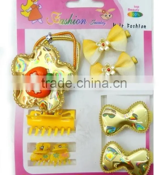 New Product Children's Hair Suit With Elastic Band Hair Clips photo-1