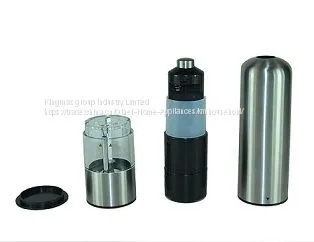 Electric Stainless Steel Salt Pepper Mill /Burnisher /Grinder /Pepper Mill