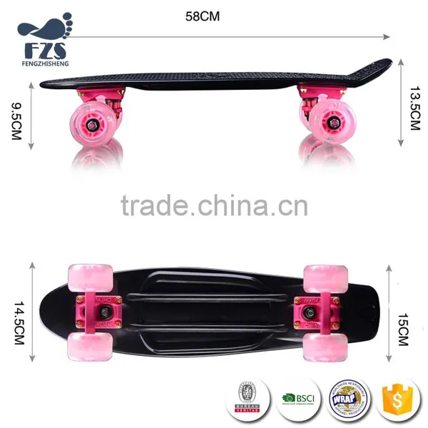 HSJ248 Professional Aluminium Alloy Flying Skateboard Large PU Wheels Skateboard photo-5