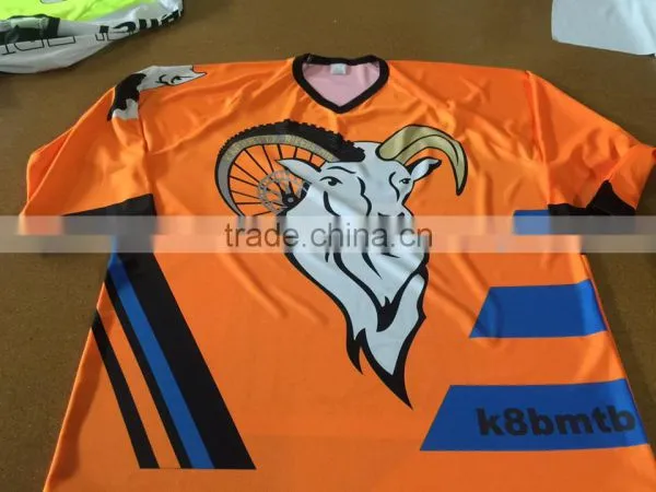 OEM Dye Sublimation Cool Max Cycling Jersey / Custom Cycling Jersey