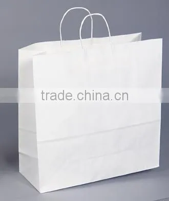 Kraft Paper Bag With Logo Printed and Paper Twisted Handles photo-3