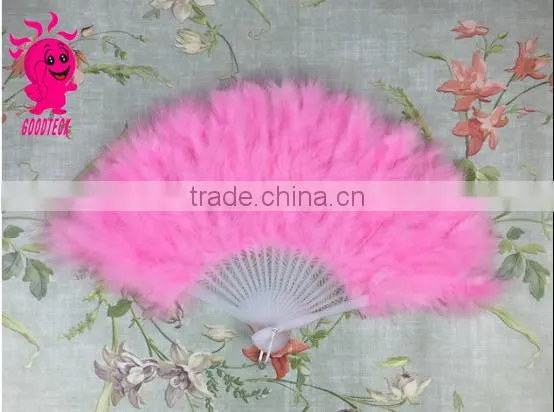 China Supplier Feather Fan Wedding Occasion and Party Decorations Event Party Item Type Dancing Feather Fans photo-3