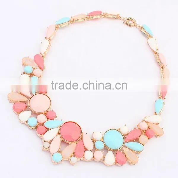 F20032N New Style Diamond Metal Jewelry Chain Necklace photo-2