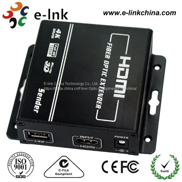 4K HDMI KVM оптоволоконный удлинитель photo-2