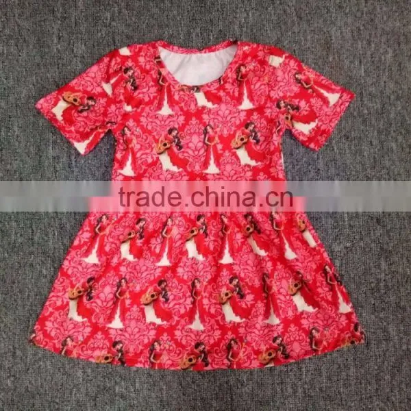 Whloesale Easter Baby Dress Girls Clothing With Bunny Printed for Children Kids Dress Clothing photo-2