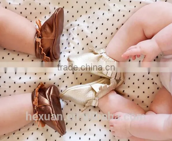 PU Baby Shoes Moccasins 29-Color Baby Boy Shoes Leather Baby Shoes Newborn Bebe Fringe Soft Soled Non-Slip Crib First Walker photo-6