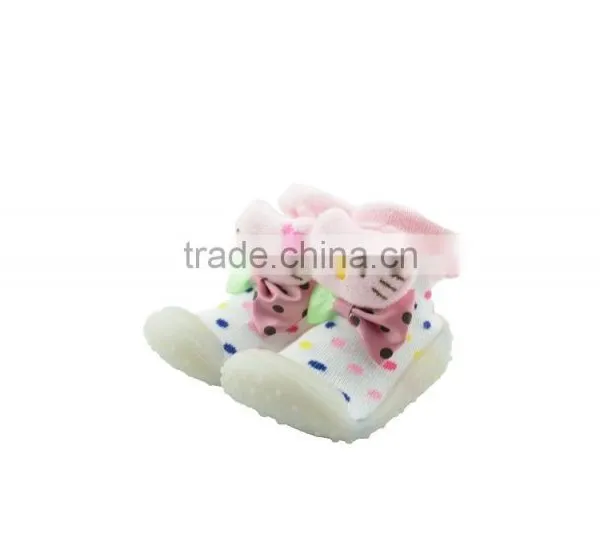 Factory Wholesale Funny Skidders Thick Rubber Sole Cheap Baby Shoes photo-6