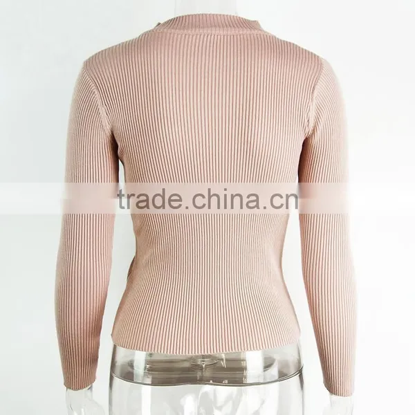 Elegant Halter Knitted Sweater Autumn Winter White Short Pullover Women Tops Slim v Neck Black Jumper Casual Pull Femme photo-4