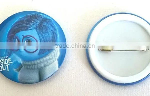 Inside Out Cartoon Characters Decorative Breastpin photo-4