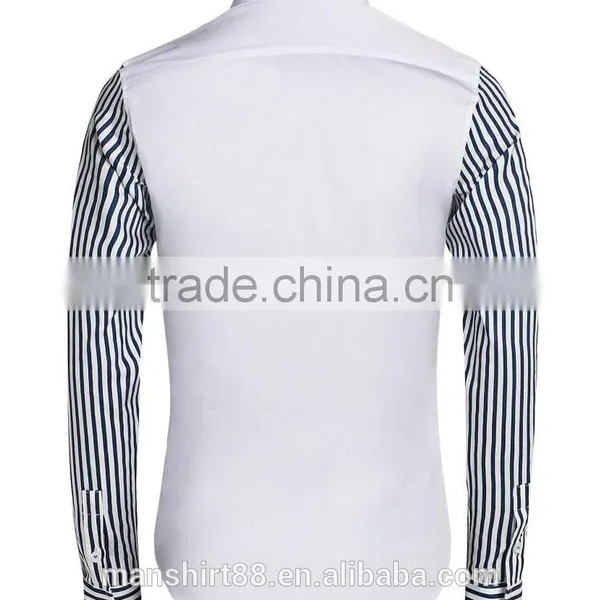 Men's Casual T-shirts Slim Fit Camisa Dress Shirts photo-2