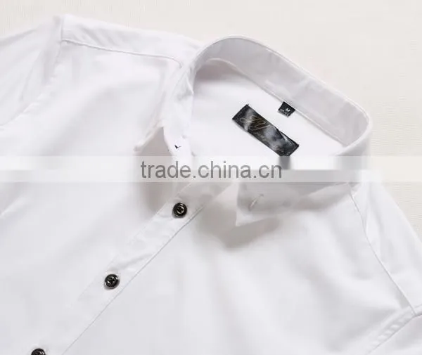 Non Iron Men's Shirt White Shirt Dress Shirt photo-2