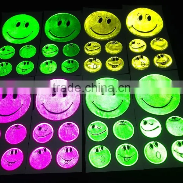 EN13356 Flash Glow in the Dark Helmet Reflective Safety Sticker photo-6