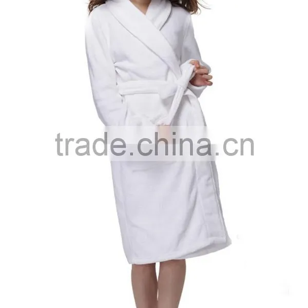 Microfiber Coral Velvet Bathrobes for Women photo-2