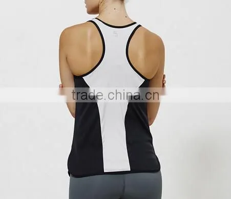 OEM New Sexy Young Stripe Sleeveless Women Sport Tank Top photo-2
