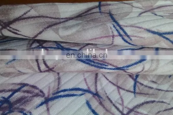 Shaoxing Winfar Drop Needle Baby Custom Pigment Printed Polyester Cotton Interlock Fabric photo-4