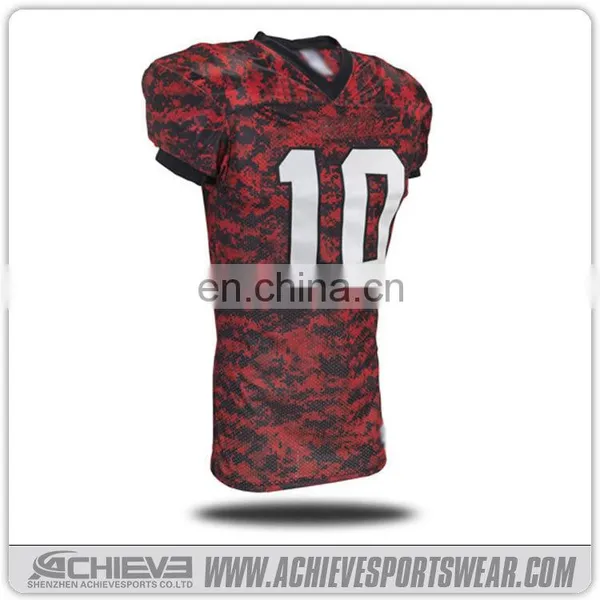 High Grade Comfortable Design Custom Embroidery Logo Bulk Men's Football Jerseys photo-5