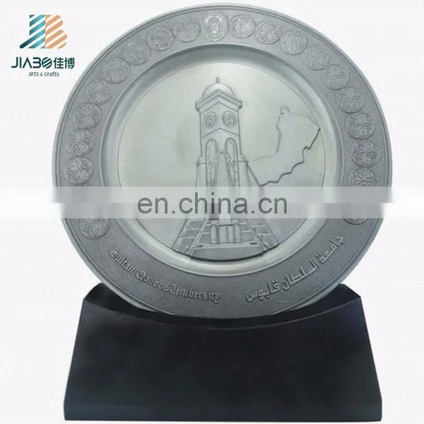 USA Logos Custom Design Antique Copper Metal Plate